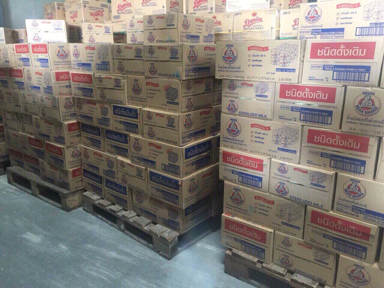 Thùng 96 lon sữa gấu Nestle Thái Lan tăng cân và tăng chiều cao