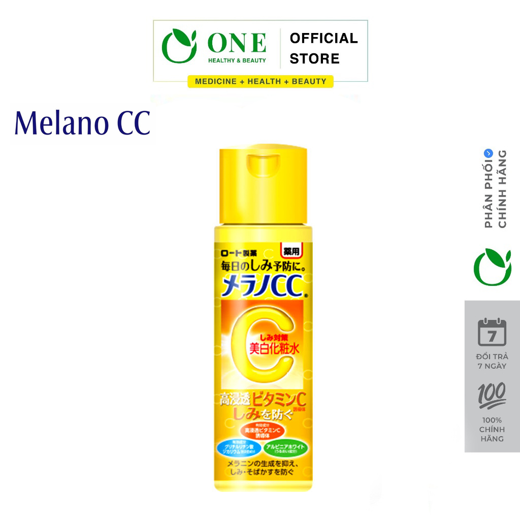 Nước hoa hồng sáng da Melano CC Toner 170ml