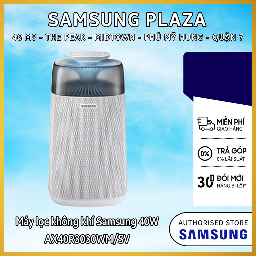 Máy lọc không khí Samsung AX40R3030WM/SV AX40R3030WMSV 40W (HÀNG TRƯNG BÀY)