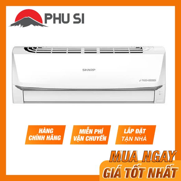 ✅máy lạnh sharp inverter 1 chiều 9000 btu ah-x10zw - giao hàng miễn phí hcm