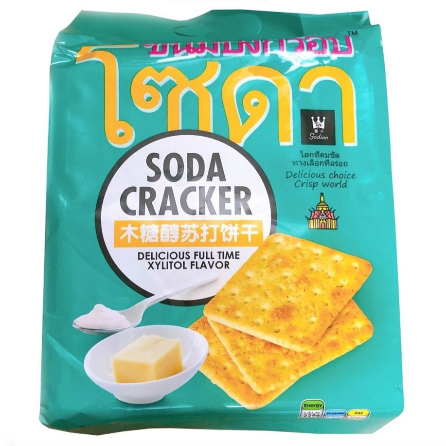 Bánh Quy Ăn Kiêng Soda Cracker Vị Xylitol (Gói 400g)