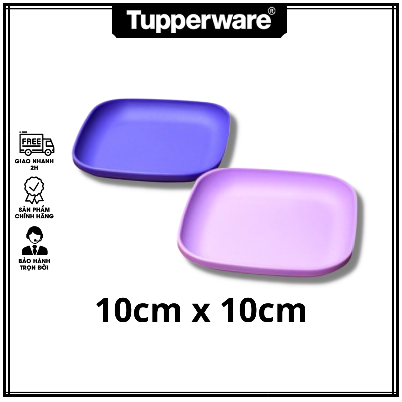 Dĩa Mini Stacking Plate - Tupperware