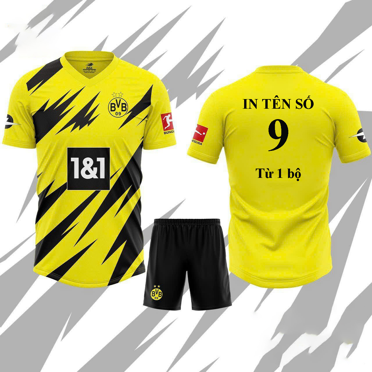 Bộ quần áo bóng đá câu lạc bộDortmund - Áo bóng đá nam nữ đẹp