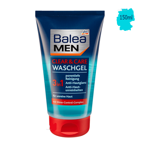 Sữa rửa mặt 3 trong 1 Clear & Care Balea Men Germany 150ml