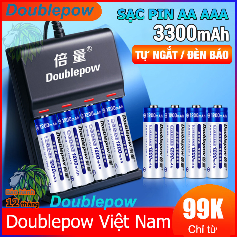 Sạc Pin AA AAA Doublepow UK83 Tự Ngắt là một sản phẩm vô cùng hữu ích và tiện dụng cho những đồ dùng sử dụng pin như máy ảnh, đồ điện tử, micro