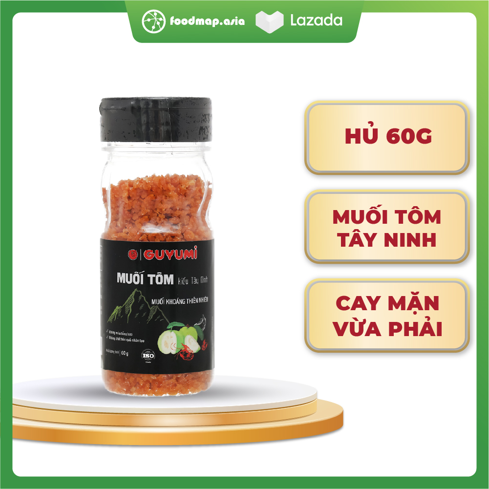 Muối tôm kiểu tây ninh - lọ 60gr - guyumi