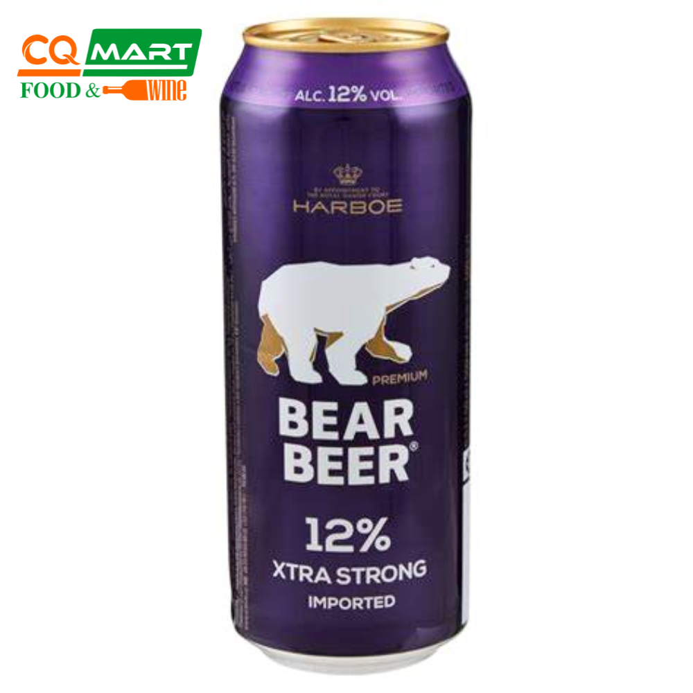 Bia đức bia gấu bear beer extra strong 12% lon 500ml