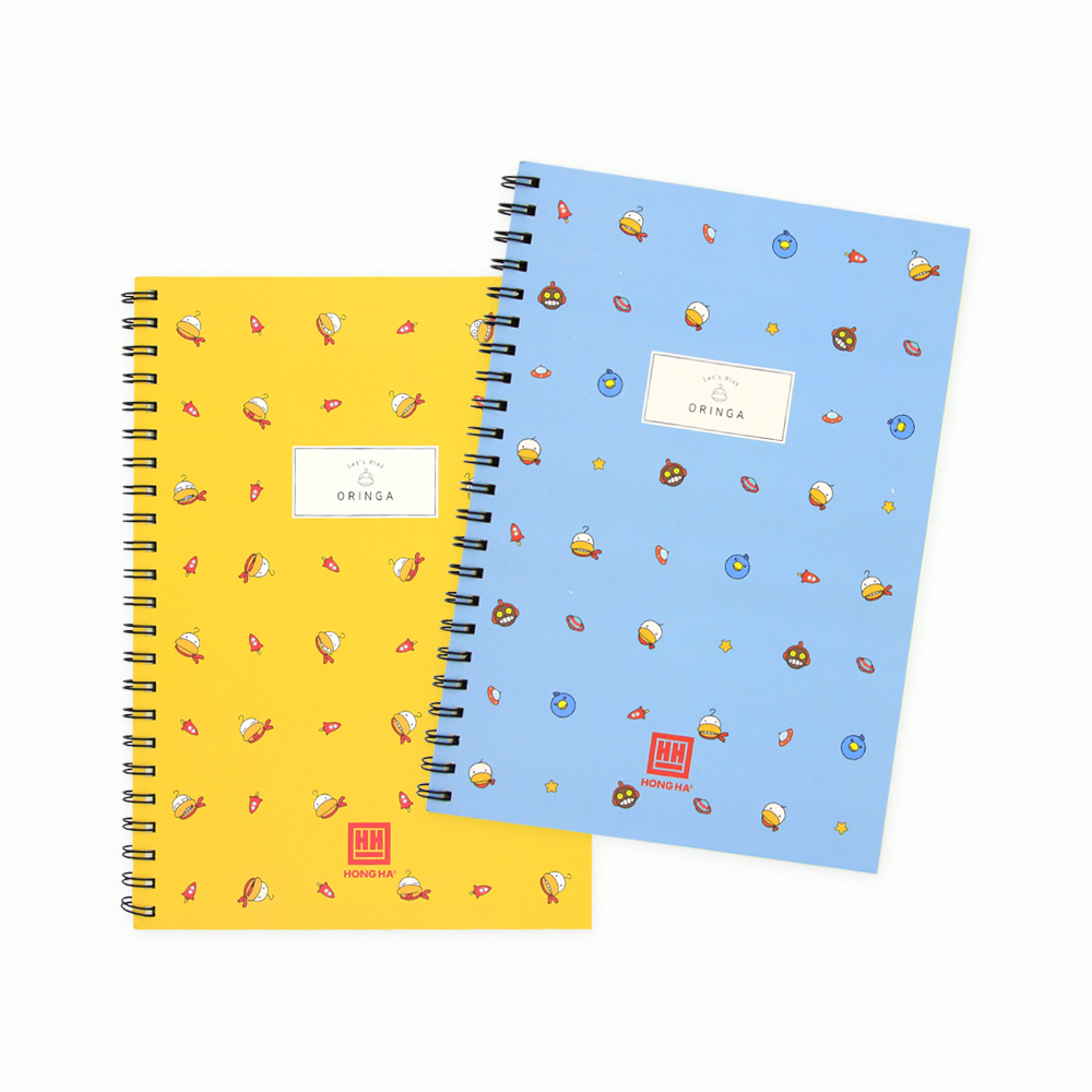 Sổ Lò Xo Dọc 200 Trang Oringa Hồng Hà 4169 - Khổ A4 - Thiết Kế Bìa Ngộ Nghĩnh, Đáng Yêu