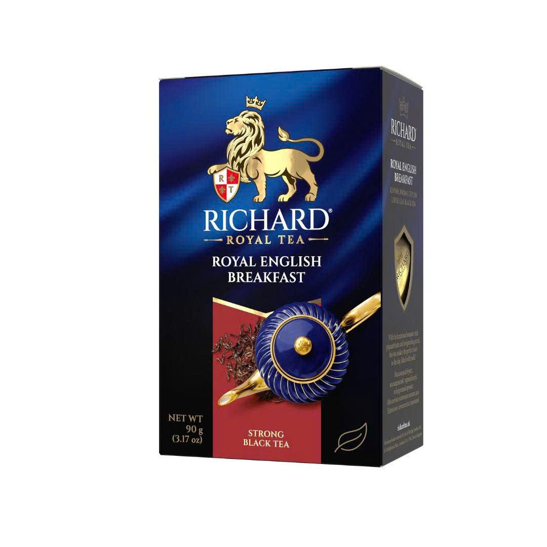 [Nhập khẩu] TRÀ HOÀNG GIA RICHARD - BUỔI SÁNG ANH QUỐC (90g pha ấm) - Royal English Breakfast