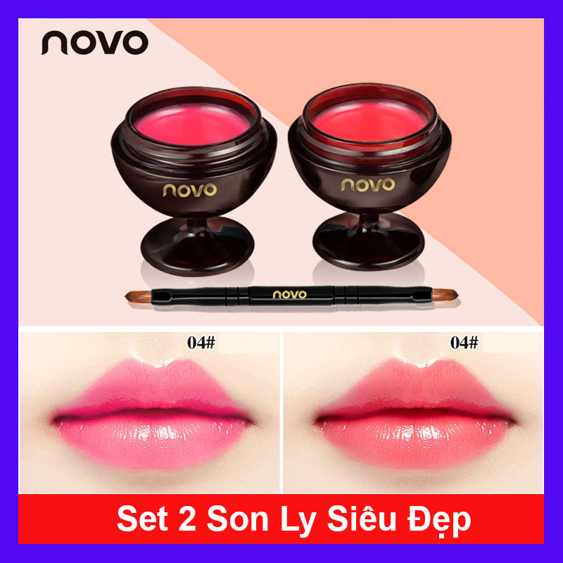 Set son 2 ly Novo Red Wine Lipstick