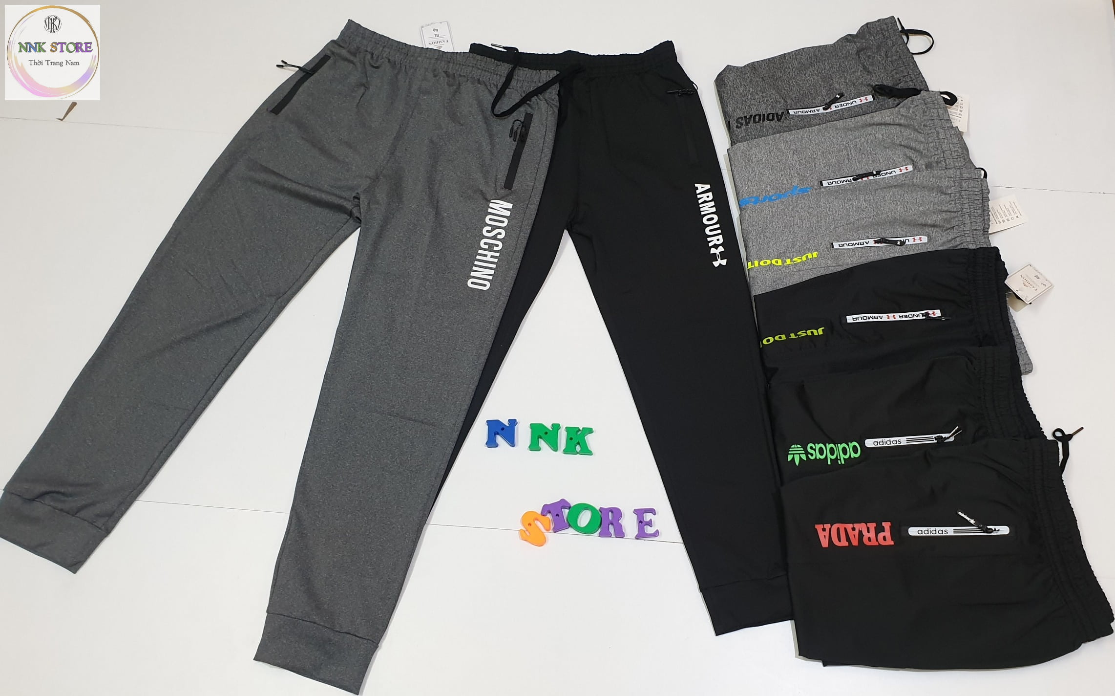 [HCM] Quần Dài Thể Thao Nam Jogger Chất Dày Dặn Thun Lạnh Co Giãn 4 Chiều NNKSTORE - Hot Trend 2022