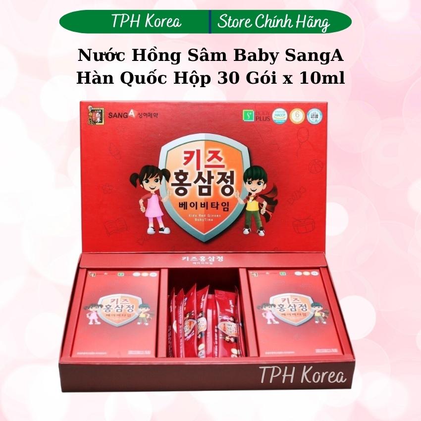Nước hồng sâm baby sanga hàn quốc, tăng cường sức đề kháng và giúp bé ăn ngon miệng - tph korea