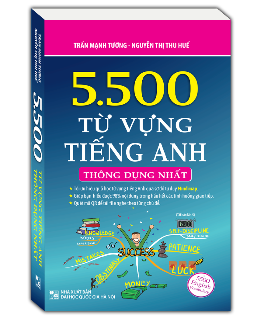 5500 Từ Vựng Tiếng Anh Thông Dụng Nhất (ko màu)