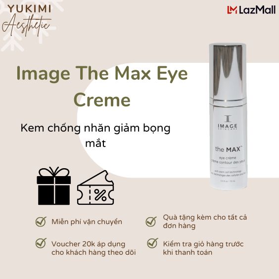 Kem chống nhăn giảm bọng mắt Image Skincare The Max Eye Creme