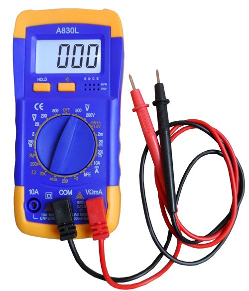 Đồng hồ đo vạn năng Digital Multimeter A830L (Xanh phối vàng)