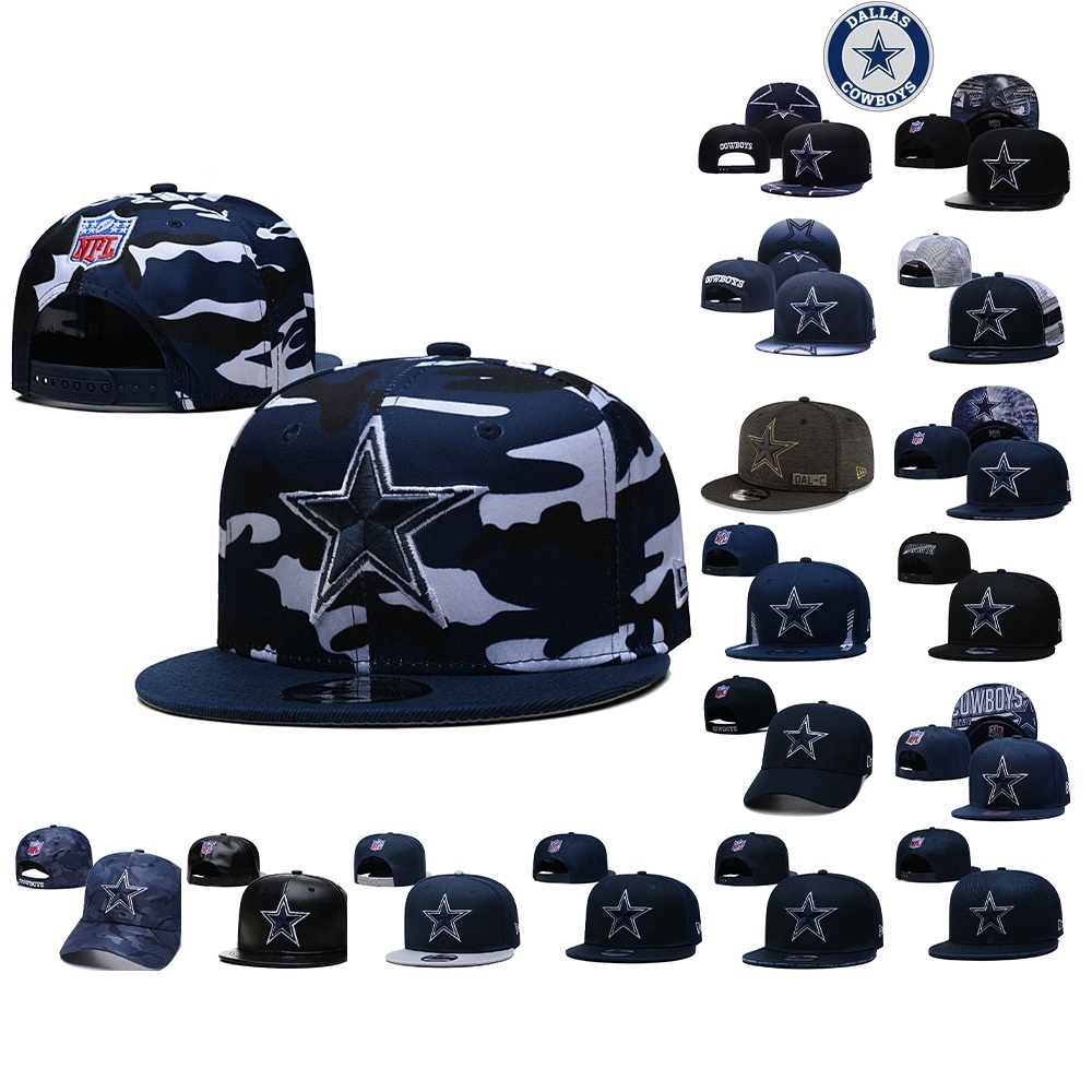 Ready Stock Ready Stock NFL Baseball Cap Dallas Cowboys Sun Hat Adjustable Unisex Hip Hop Cap Sports Cap Fashion Cap