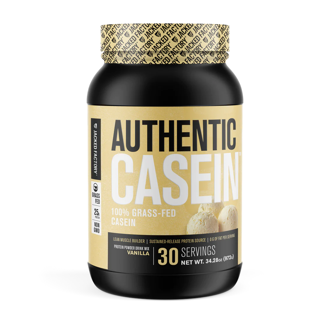 100% Grass-Fed Whey Casein cho giấc ngủ Jacked Factory