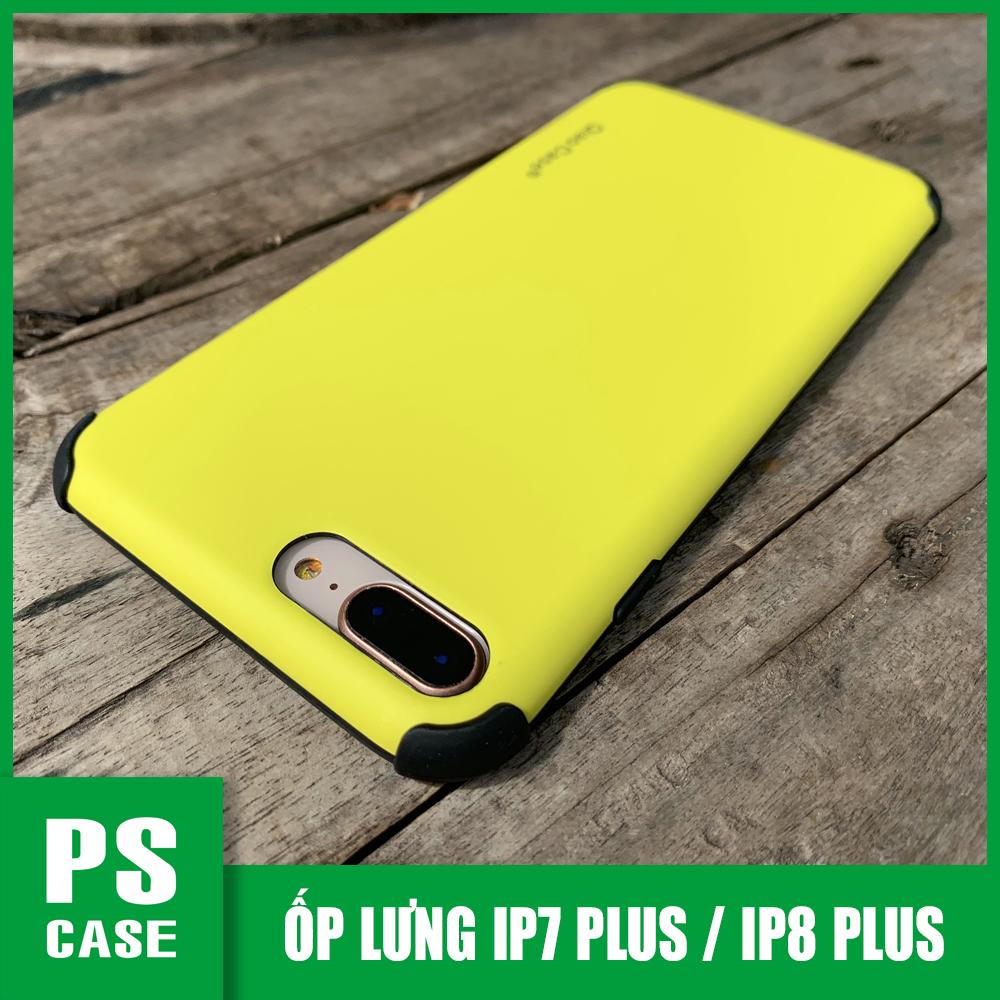 Ốp lưng chống sốc màu vàng cao cấp giành cho iPhone 7 Plus / iPhone 8 Plus - PS Case phân phối
