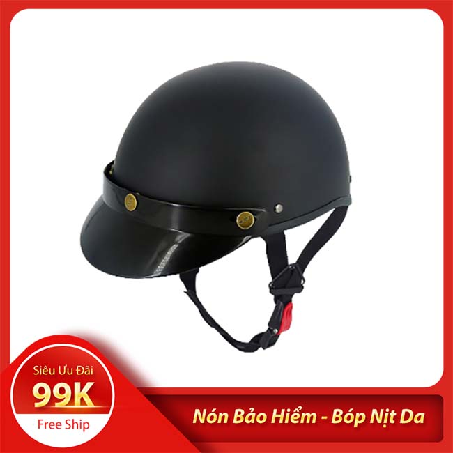 Mũ Bảo Hiểm 1/2 Đầu Chita CT6B1 Sơn Nhám