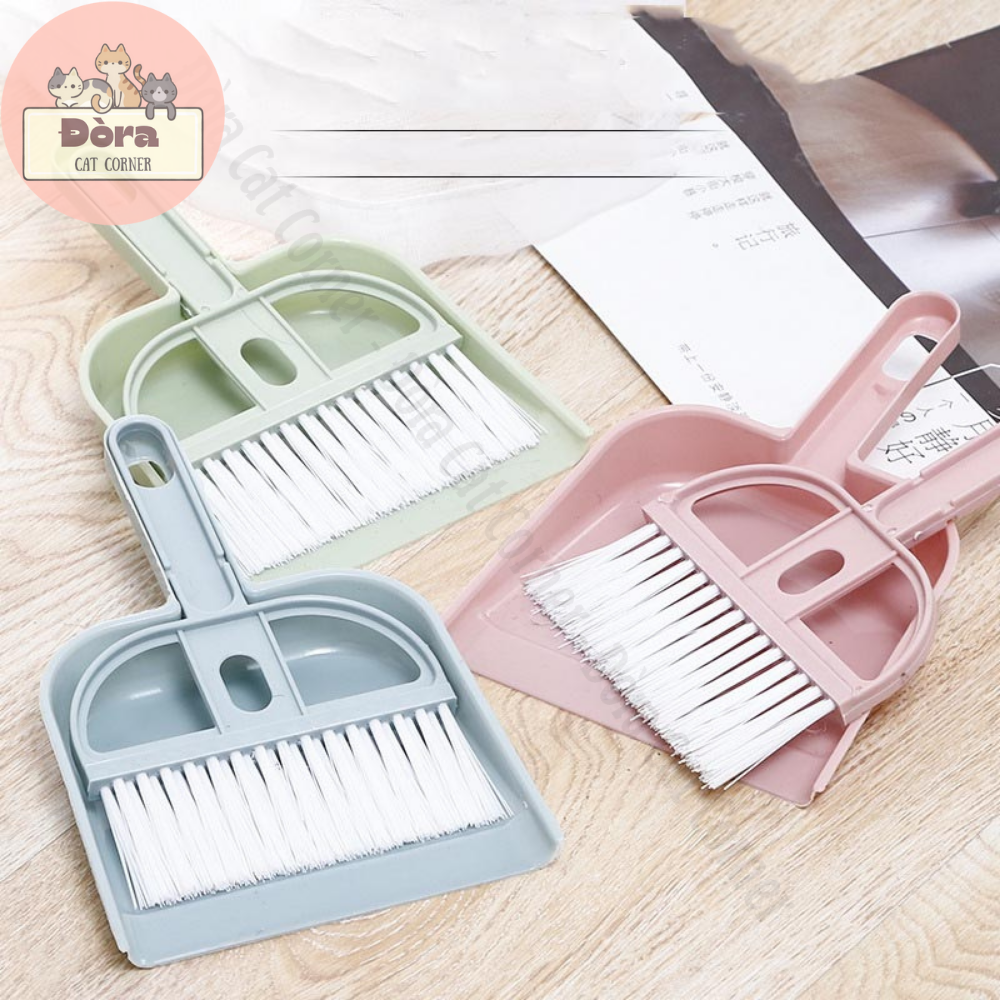 Bộ chổi và ki hốt quét dọn vệ sinh / chổi quát hạt và cát rơi vụn