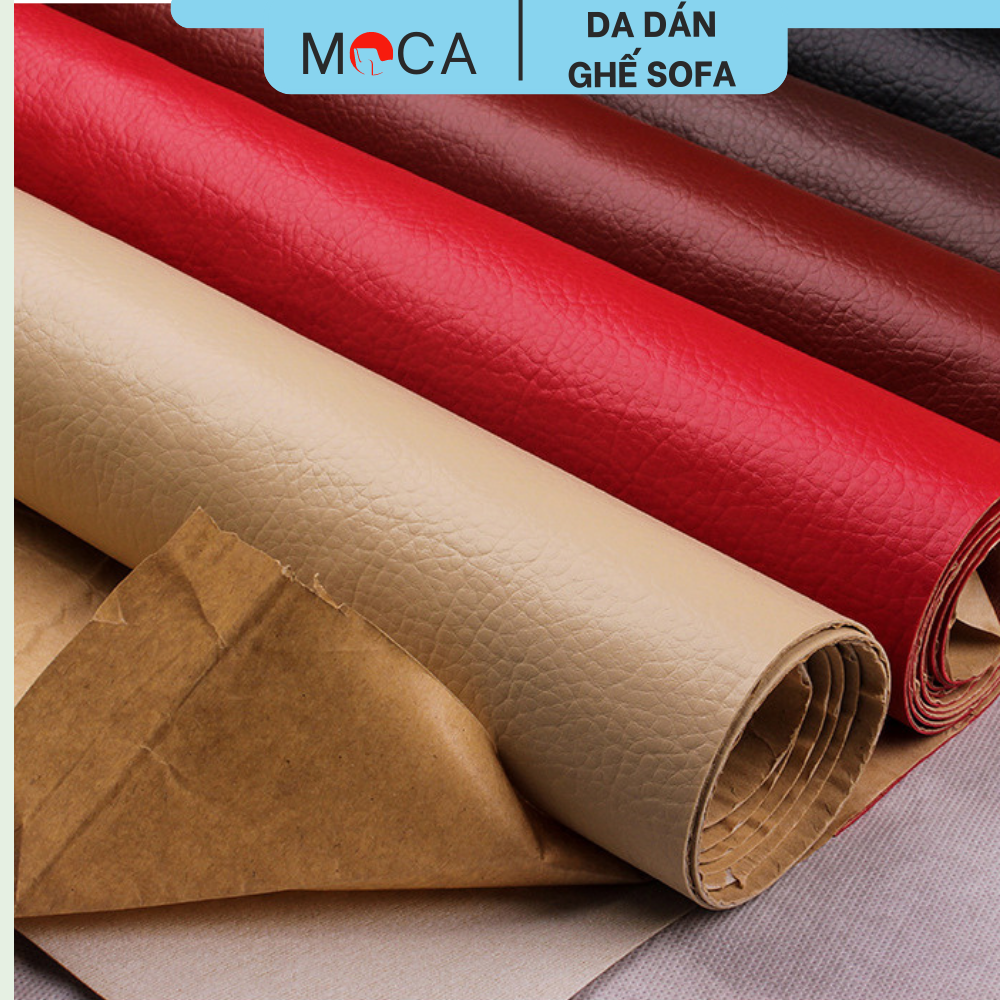 Dán ghế da PU miếng da tự dính sửa ghế sofa, nội thất, đồ da 138*100cm