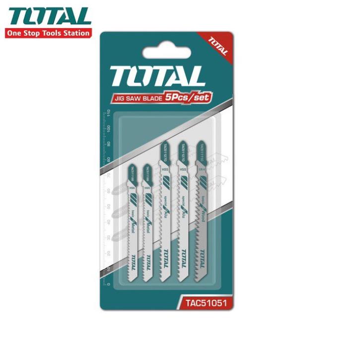 Bộ lưỡi cưa lọng 5 chi tiết total tac51051 -nhập khẩu