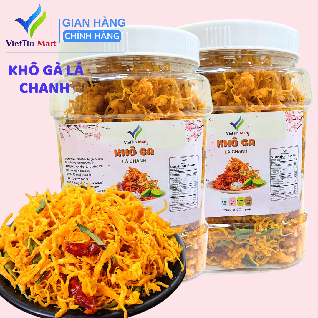  2 kg Khô gà lá chanh loại 1 - Viettin Mart 