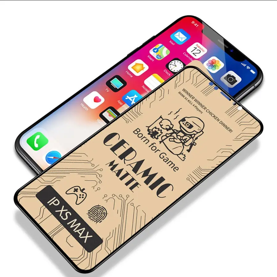 Kính Cường Lực Dẻo 100D Siêu Mỏng,Siêu Bền,Chống Bám Vân Tay,Chống Va Đập Dành Cho Iphone 6 7 8 X 11 6Plus 7 Plus 8 Plus Xr Xs Max Iphone 11 Pro Max Chất Lượng Cao,Bẻ Không Vỡ 5