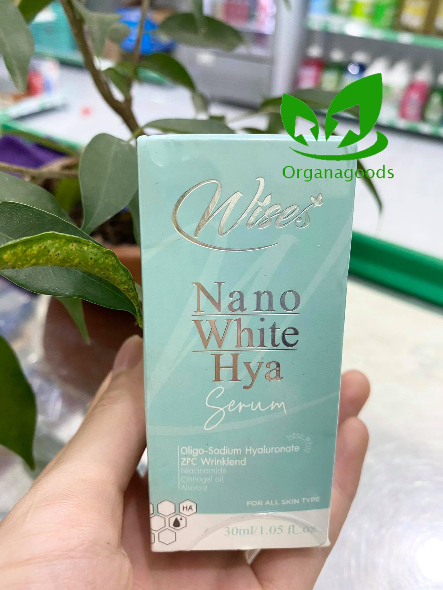Serum dưỡng da Wises Nano White Hya Thái Lan - Huyết Thanh dưỡng trắng căng bóng da Wises Nano White Hya Thailand 30ml