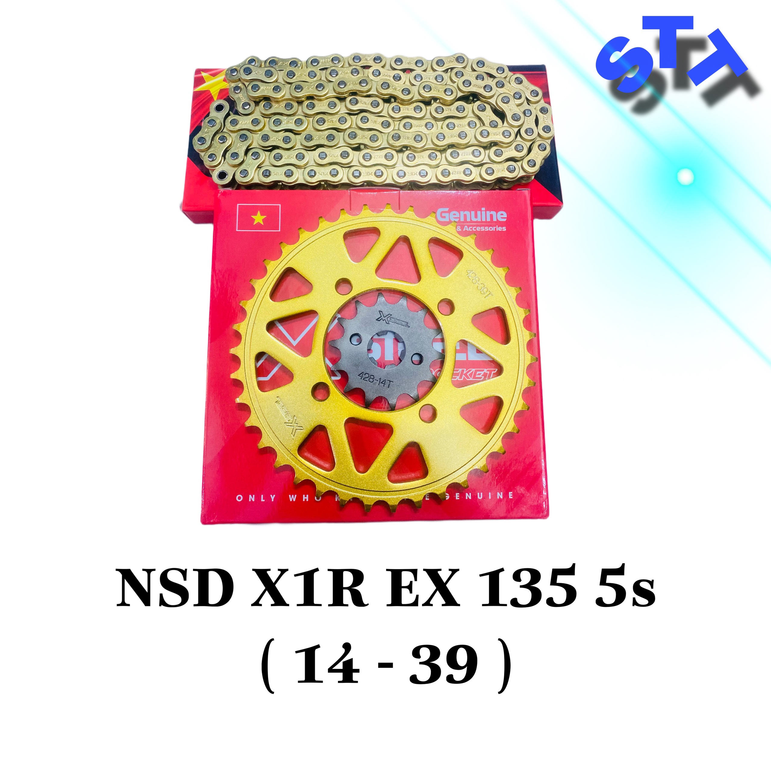 Nhông sên dĩa x1r exciter 135 5s