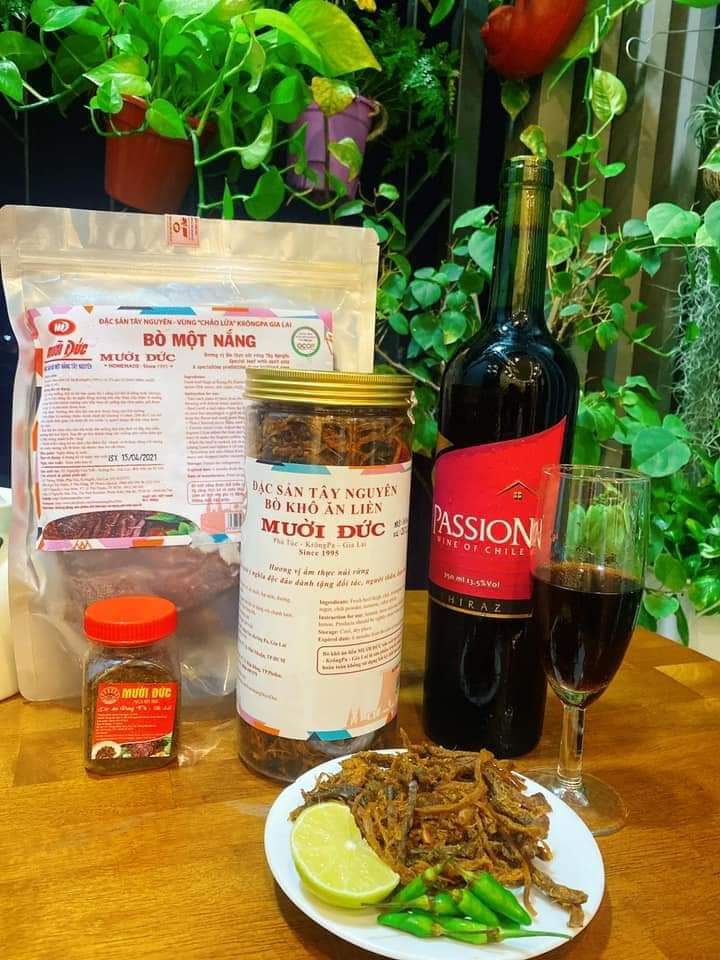 Bò khô miếng Gia Lai 500g