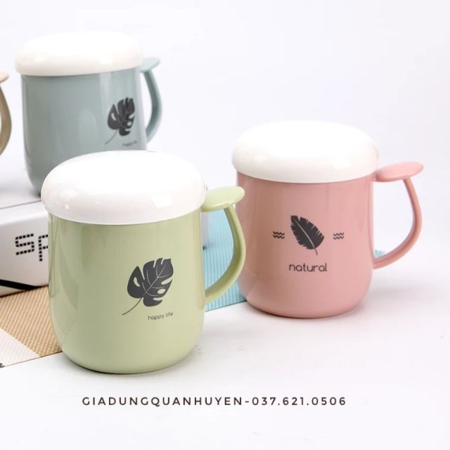 Cốc Nhựa Có Nắp Cao Cấp 5492