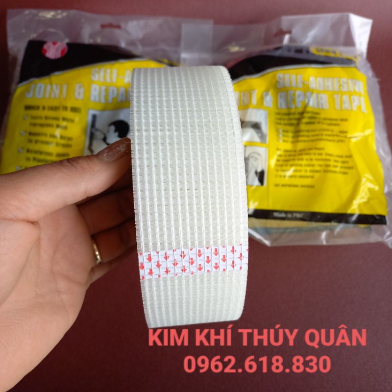 Băng lưới thạch cao 50mm×90m băng lưới thạch cao băng nối thạch cao băng keo dán trần