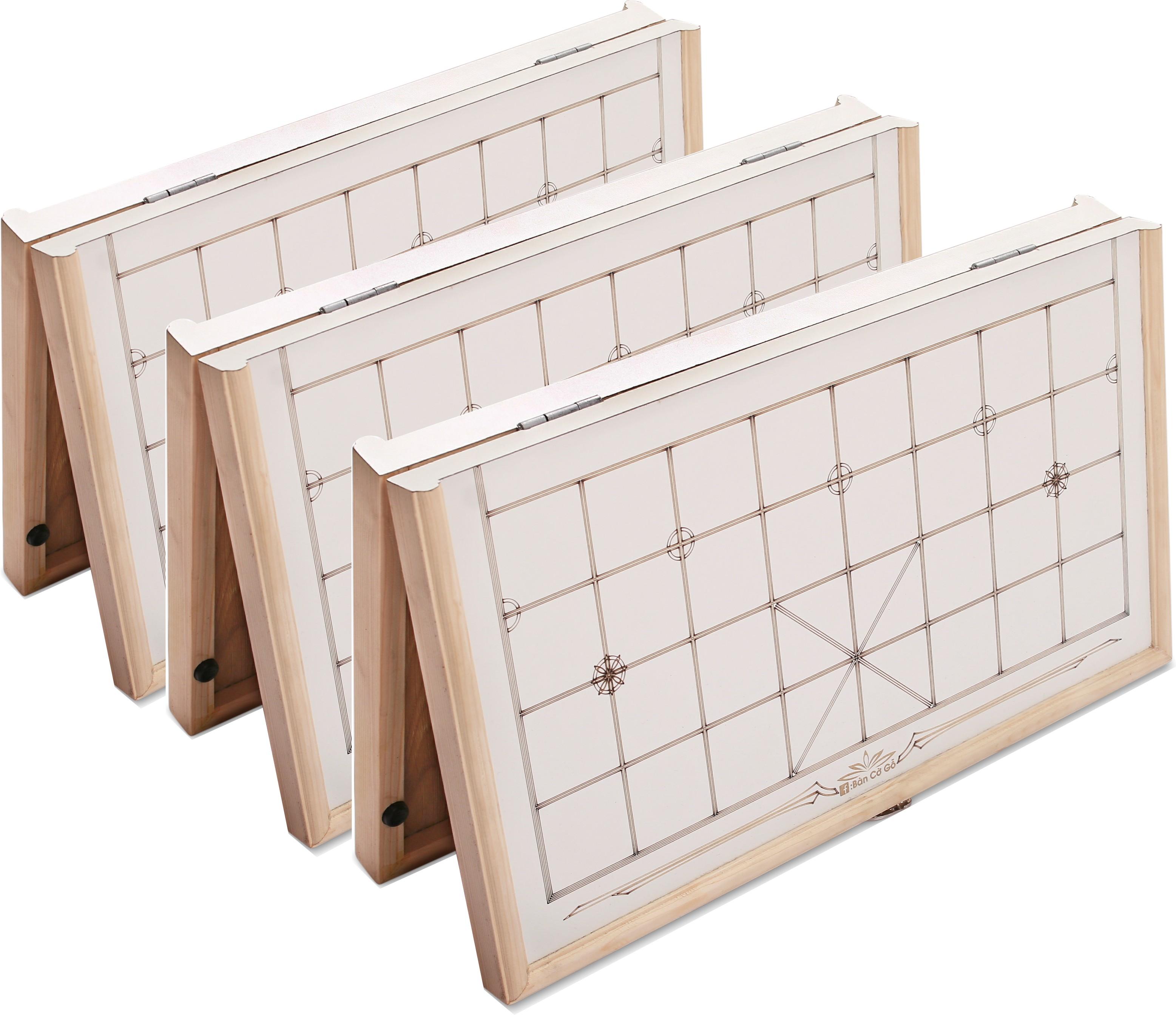 Bộ 3 bàn cờ gỗ loại gấp
