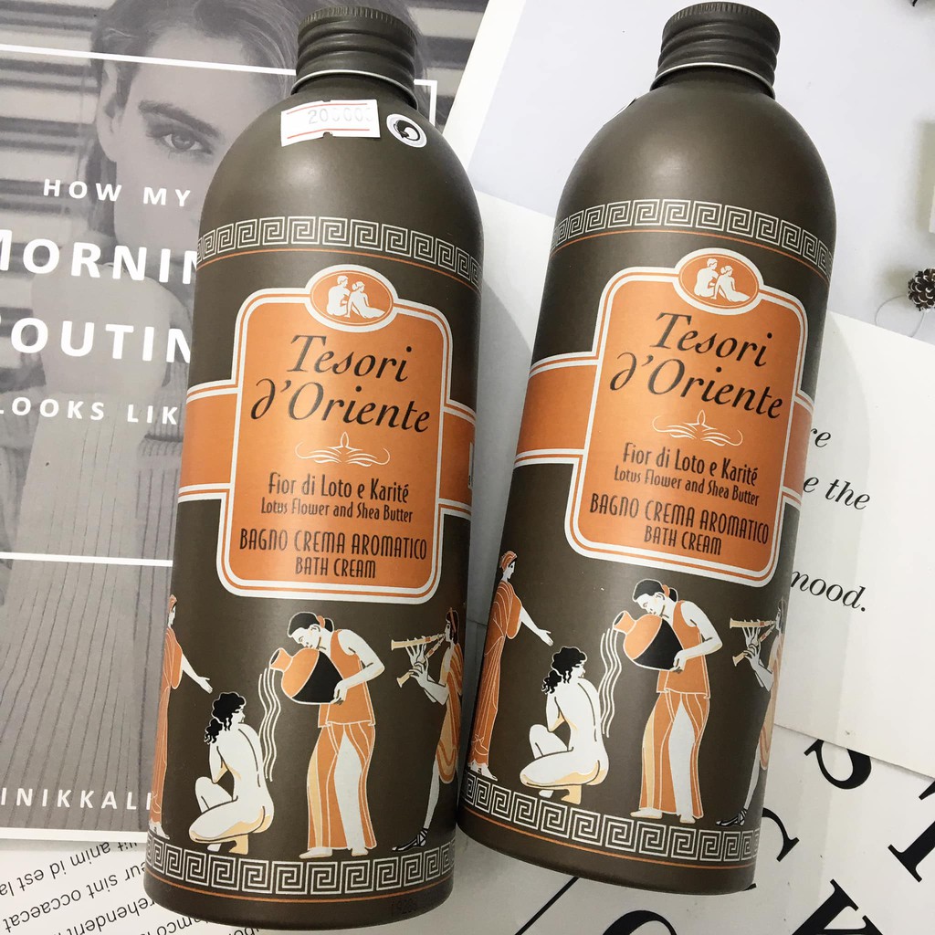 Sữa tắm xích tesori trắng da, hương nước hoa 500ml | tesori d’oriente