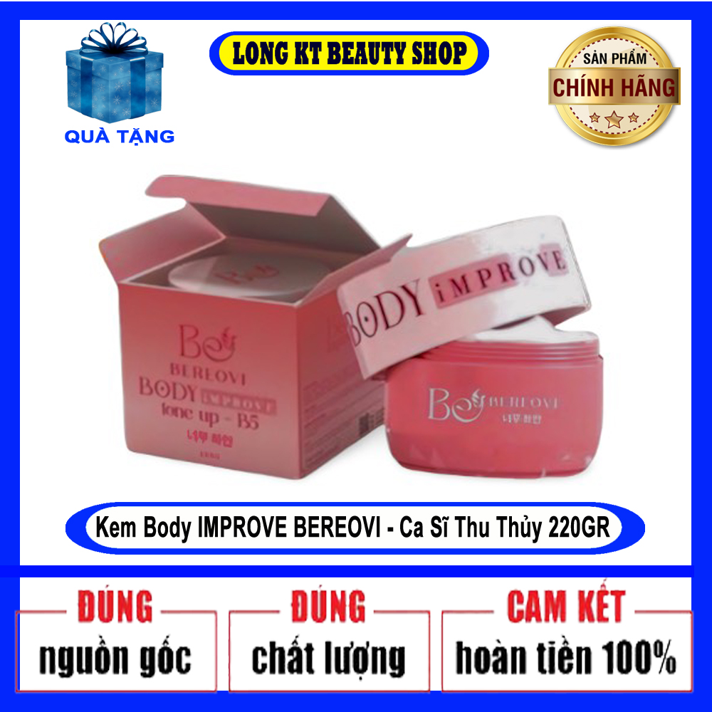 [Hàng công ty] Kèm quà tặng  Kem body Too White  BeoVi của ca sỉ Thu Thủy = Mẫu mới Kem Body IMPROVE BEREOVI Ca Sĩ Thu Thủy: