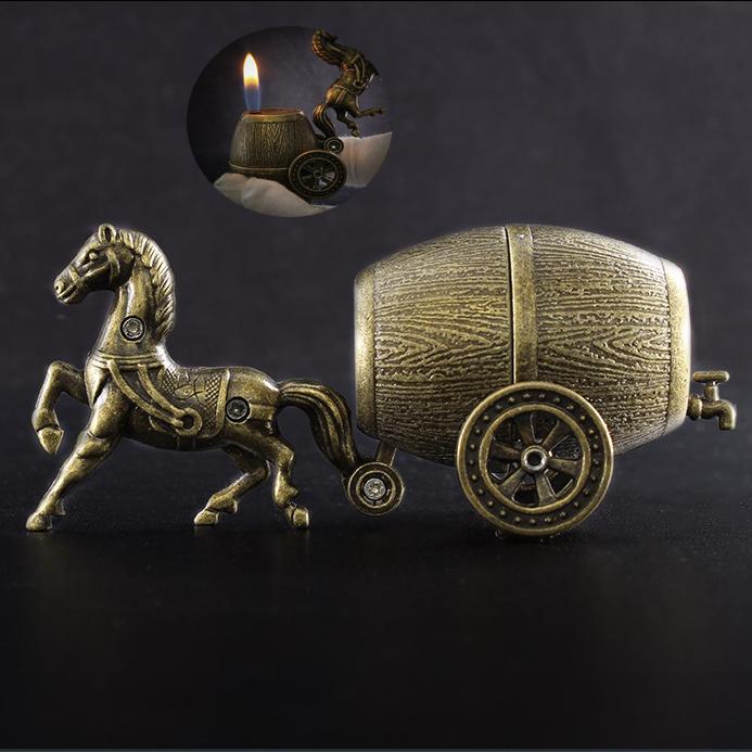 Bật lửa gas hình Xe Ngựa cổ độc đáo