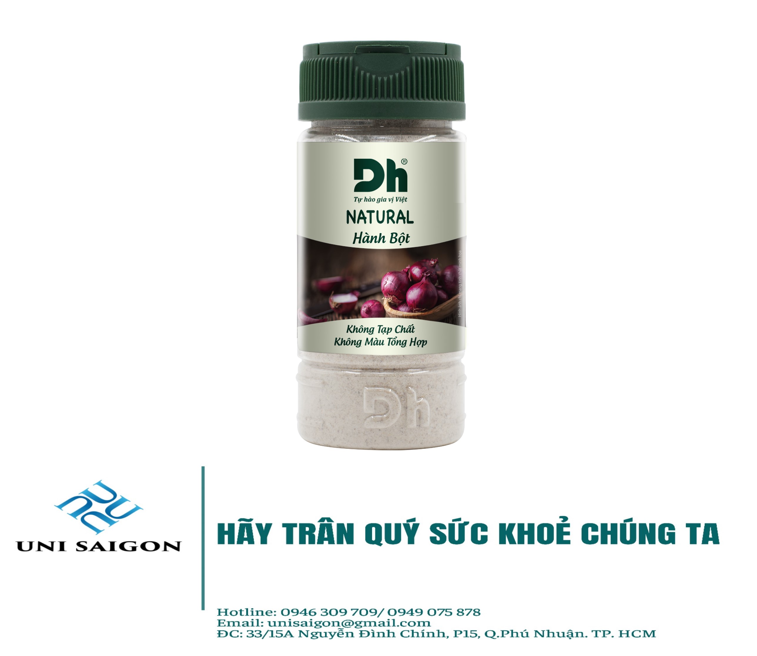 Hũ Natural Hành bột - Thương hiệu DH Foods