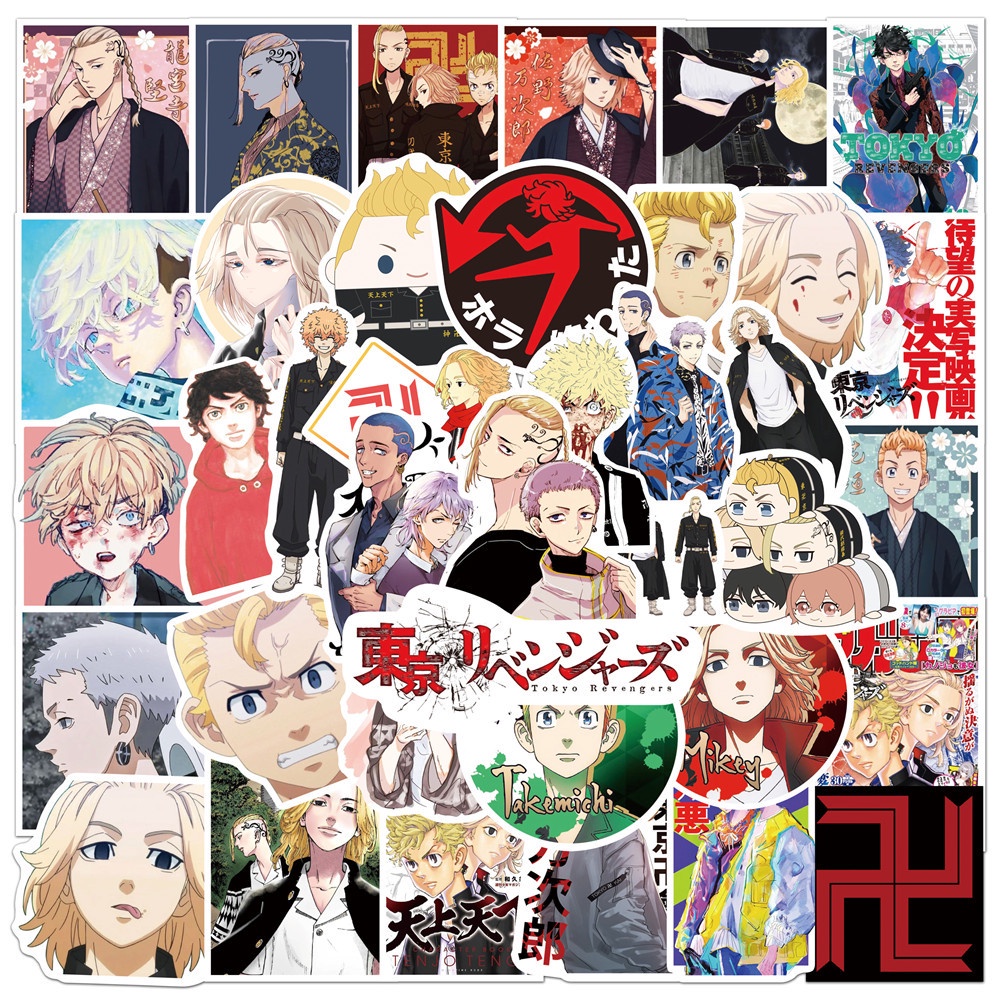 Hình dán sticker hoạt hình anime Tokyo Revengers - DB.121