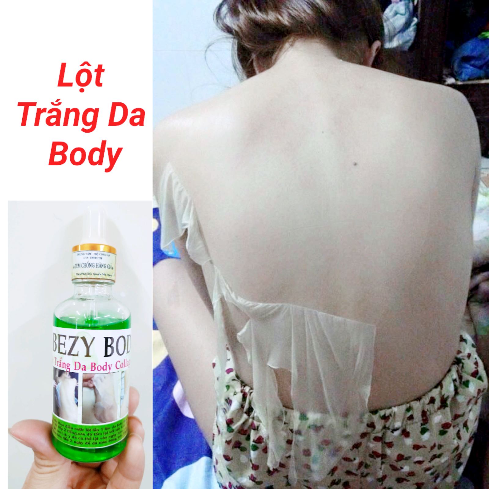 Combo Lột Trắng Toàn Thân + Kem Dưỡng Siêu Trắng Da BEZY