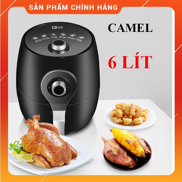 Nồi chiên không dầu camel 6 lít loại bỏ dầu mỡ - tốt cho sức khỏe, sản phẩm đảm bảo an toàn cho món ăn Bảo hành 1 đổi 1 tại Lam Anh STORE 99