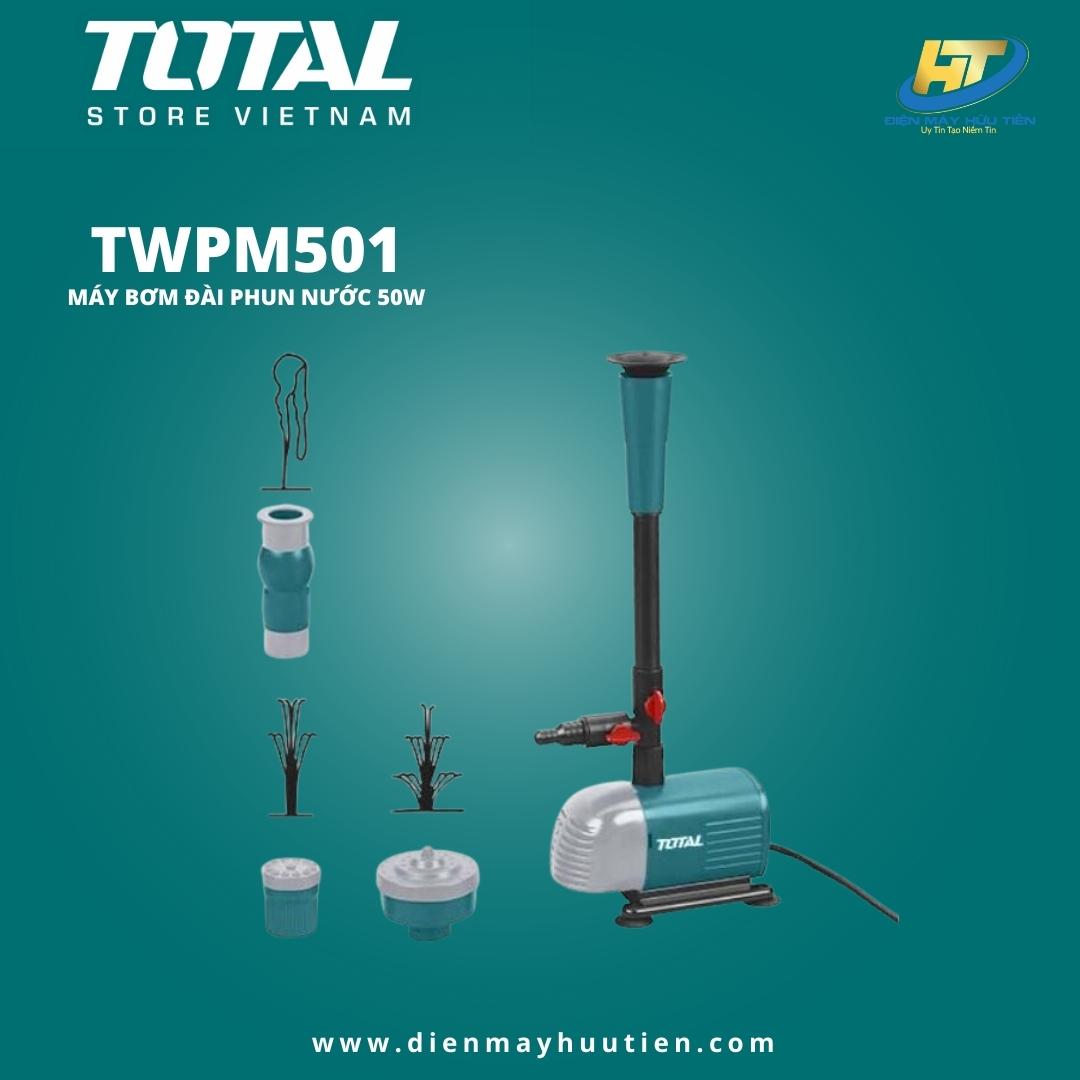 Máy bơm đài phun nước total twpm501
