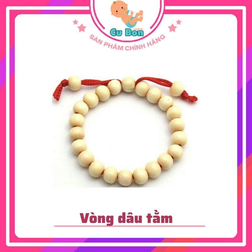 Vòng dâu tằm cho bé tránh tà
