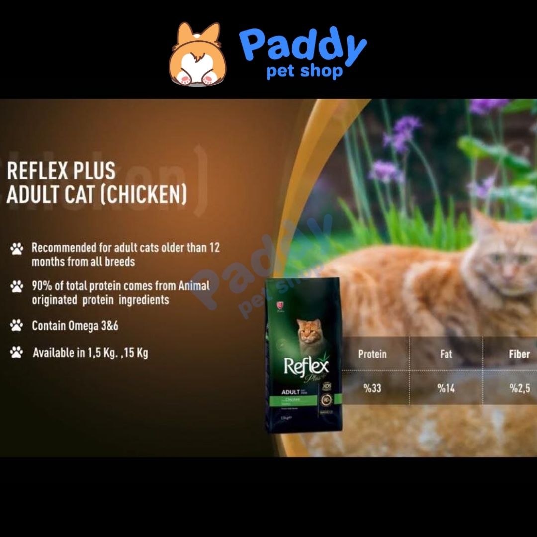 Hạt Reflex Plus Cho Mèo Trưởng Thành
