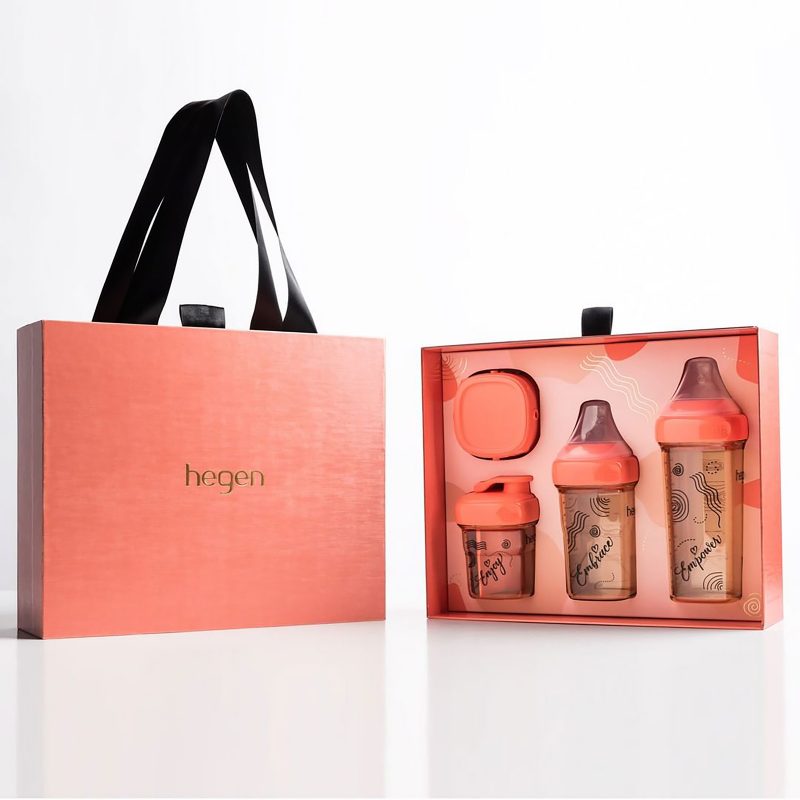 [Chính hãng] Bộ quà tặng Bình sữa Hegen Triple E Collection Hàn Quốc