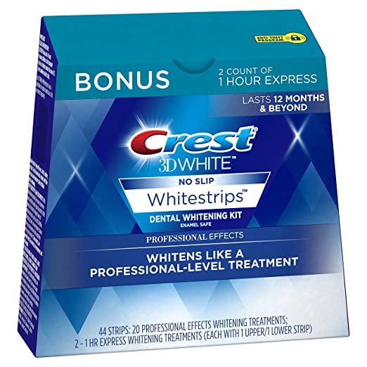 Miếng dán trắng răng Crest 3D White Professional Effects hộp 20 ngày