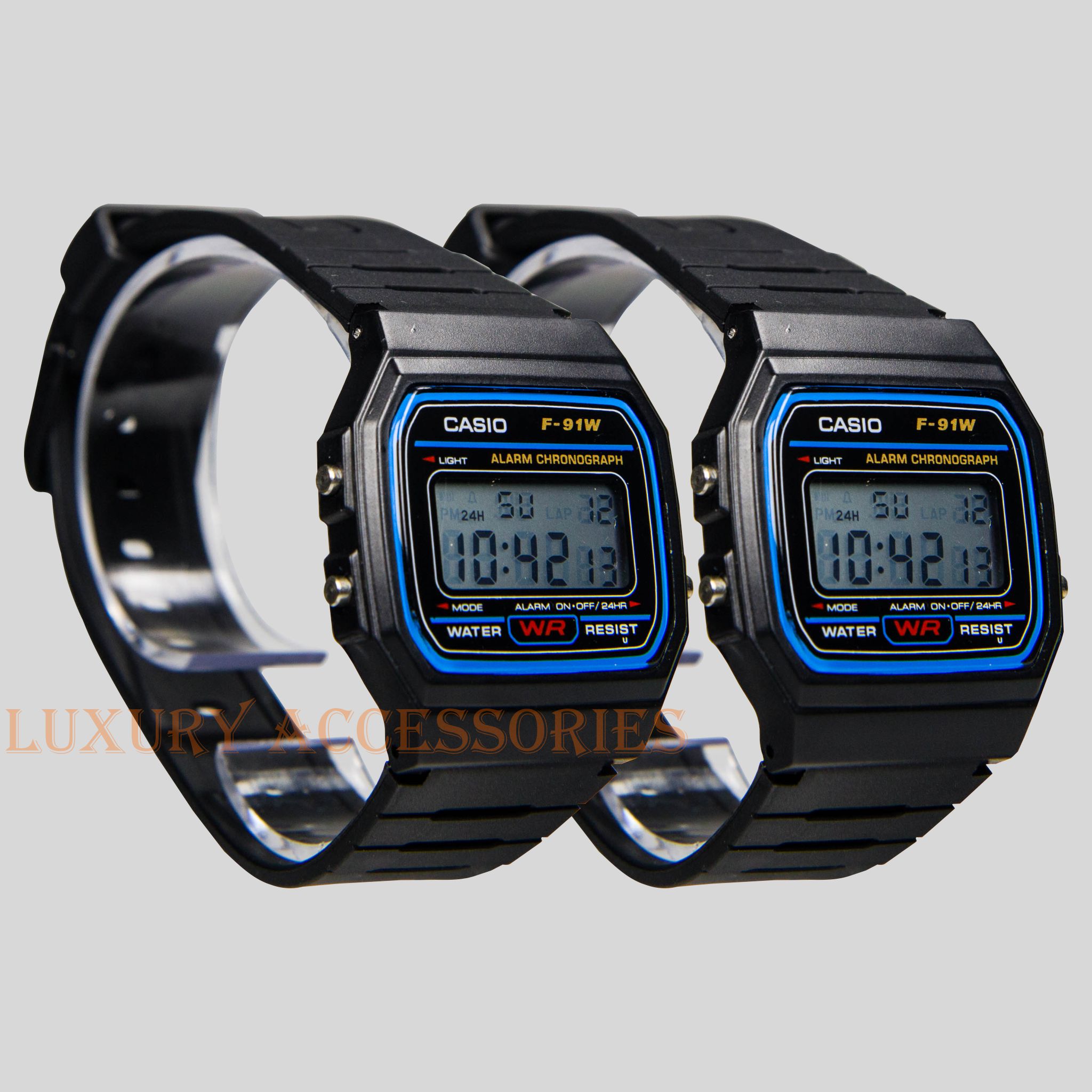 [COMBO 2 ĐỒNG HỒ CASIO SIÊU BỀN] 2 đồng hồ Casio F - 91W chính hãng siêu bền, Đồng hồ Casio điện tử, Đồng hồ Casio huyền thoại, Đồng hồ Casio ưa thích của các chiến binh