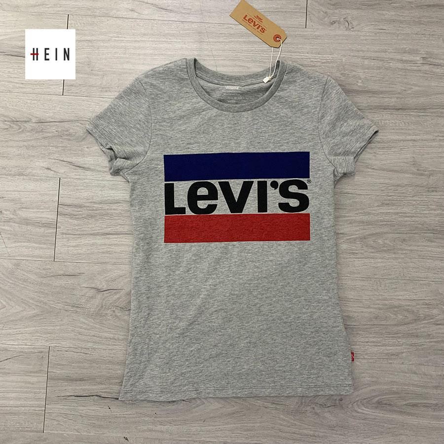 Levis T-shirt Grey Classic logo - Women