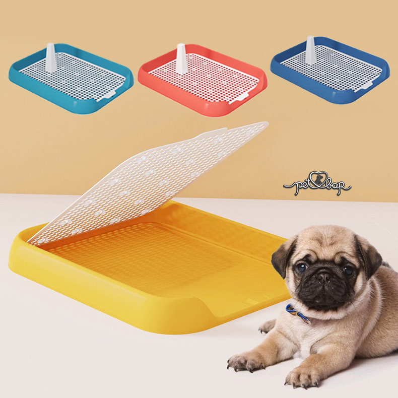 Khay vệ sinh cho chó bằng nhựa 2 lớp có thể tháo rời - Khay huấn luyện chó đi vệ sinh đúng chỗ