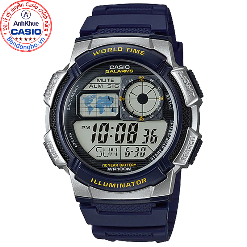 Đồng hồ nam casio ae-1000w-2avdf ❤️ 𝐅𝐑𝐄𝐄𝐒𝐇𝐈𝐏 ❤️ đồng hồ casio chính hãng anh khuê đồng hồ dây nhựa
